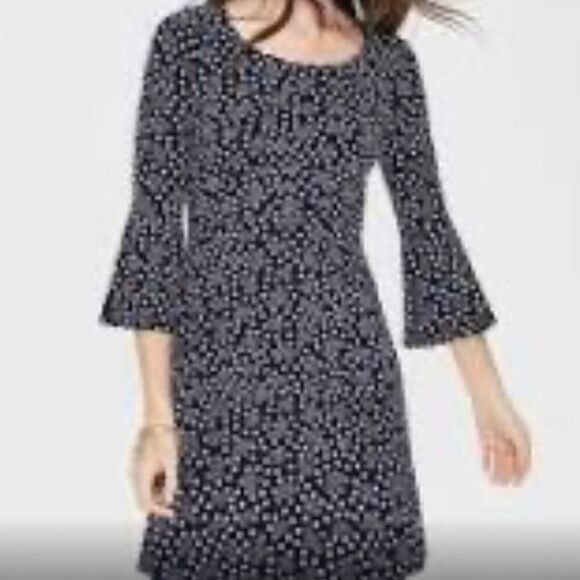 Boden Bird Bell Sleeve Shift  Dress Size 6 - Picture 5 of 16